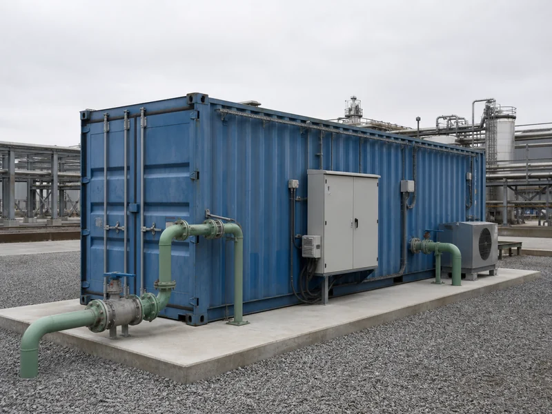 containerized wastewater treatment plant hero