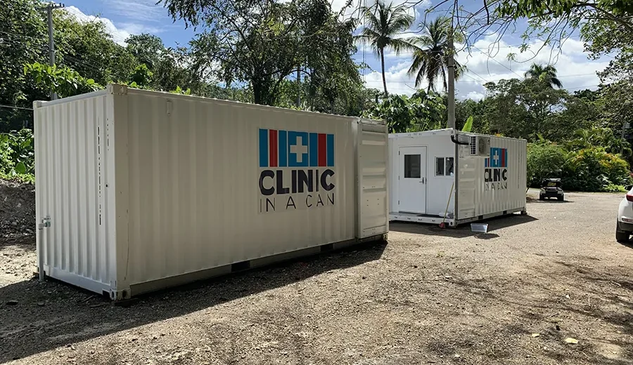 shipping container medical clinic 1